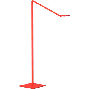 Focaccia 43.85 inch 7.00 watt Matte Red Floor Lamp Portable Light